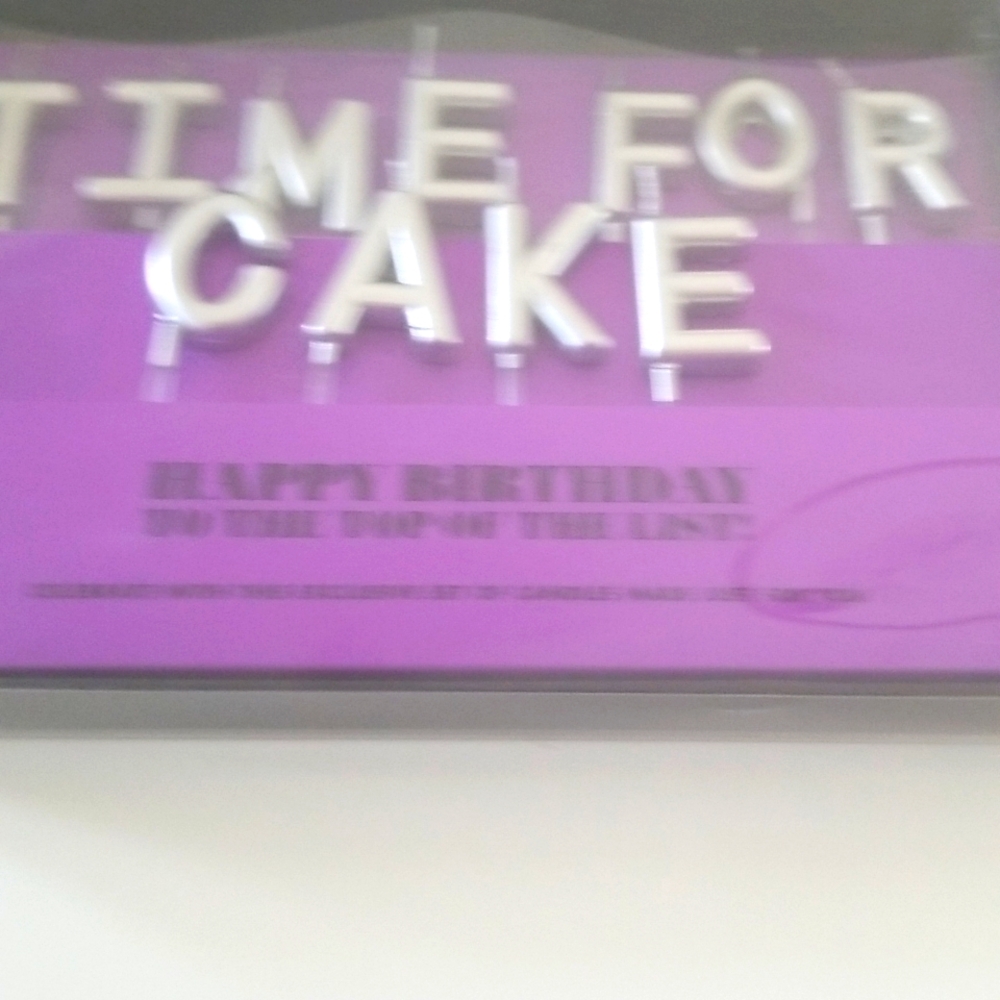 Birthday candles